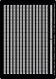 Railing 1/250, 2 middle rails, straight, black, 1.1m x 1m