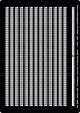 Railing 1/250, 2 middle rails, straight, black, 1.2m x 1m