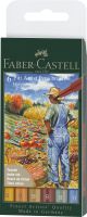 Faber-Castell 6-Piece Pitt Artist Pen Brush Set - Harvest