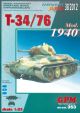 T-34/76 mod. 1940 inlcuding Lasercut parts