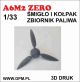 Propeller 3D-printed for A6M2 ZERO
