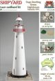 Cape Bowling Green Lighthouse Laser Cardboard Kit