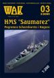 British Destroyer HMS Saumarez