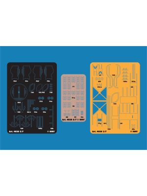 Lasercut detail set for SMS Sachsen