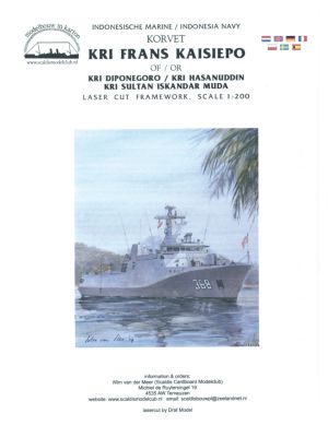 Corvette Kri Frans Kaisiepo framework lasercut