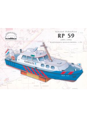 National Police Ship RP 59 1991-1992 blue / cream