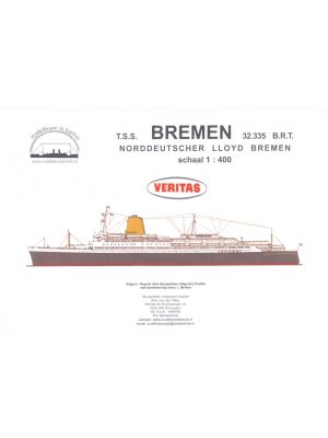 Passenger ship T.S.S. Bremen 1/400