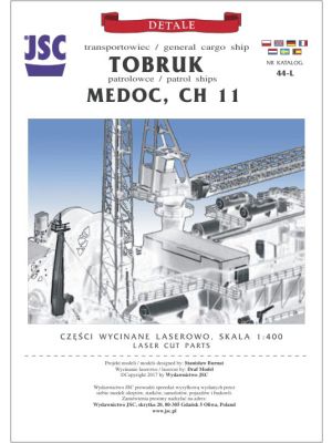 Lasercut-Detailset for Tobruk