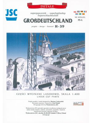 Lasercut Set for superbattleship Großdeutschland