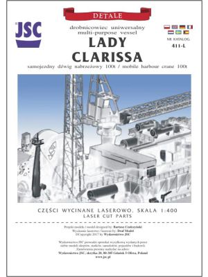 Lasercut-Detailset for Freighter Lady Clarissa