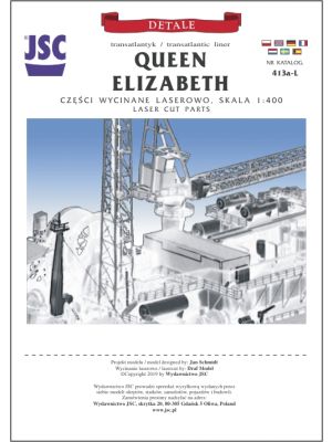 Lasercutset details for RMS Queen Elizabeth