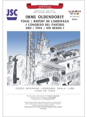 Lasercutset for SD-14 Imme Oldendorff oder Togo / Rupert de Larrinaga