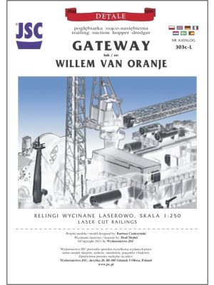 Lasercutset railings for Gateway or Willem van Oranje