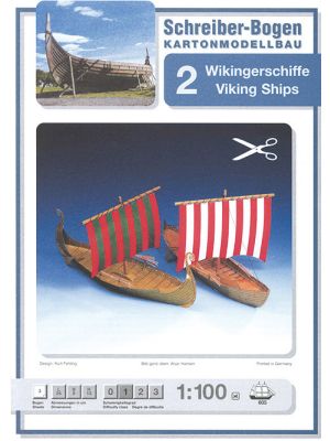 2 Viking Longboats