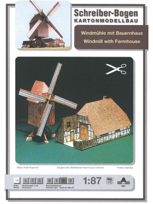 Windmill with Farmhouse
