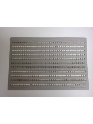 Lasercut-railings, 1 middle rail, grey, 1/400