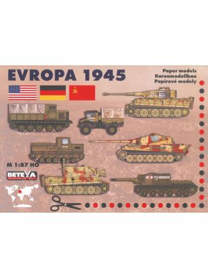 7 military vehicles Europe 1945
