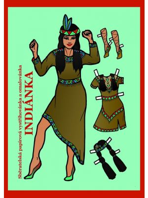 Paper Doll Indianka