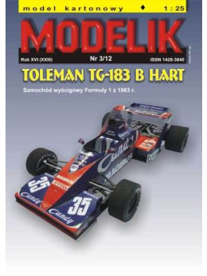 Formula 1 Toleman TG-183 B Hart from 1983