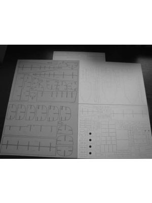 Lasercutset British cruiser Kreuzer HMS Sheffield