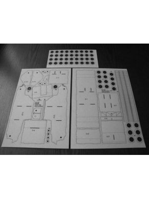 Lasercutset Russian Howitzer SG-122