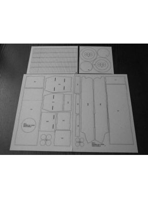 Lasercutset Russian tank KW-2
