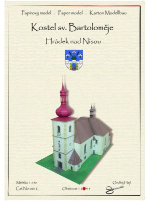 Curch St Bartholomew in Hradek nad Nisou