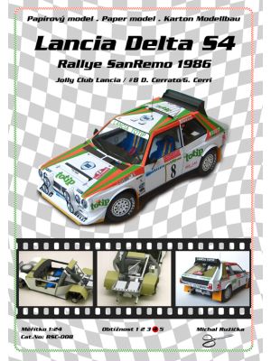 Lancia Delta S4 - San Remo 1986 1:24