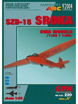 Glider SZD-15 Skora