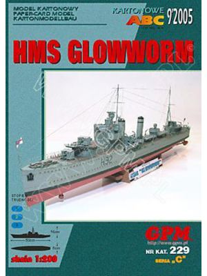 British Destroyer HMS Glowworm