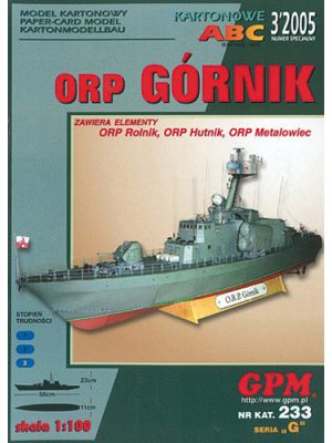 Polish Corvette ORP Gornik