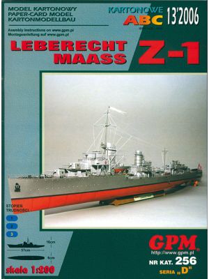 German destroyer Z-1 Leberecht Maass