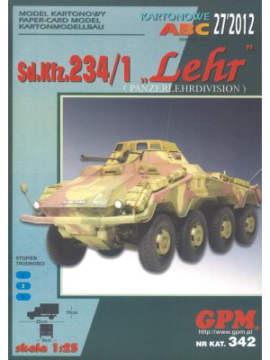 Sd. Kfz. 234/1 Lehr including lasercut parts