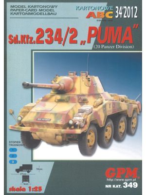 Sd.Kfz. 234/2 Puma including Lasercut parts