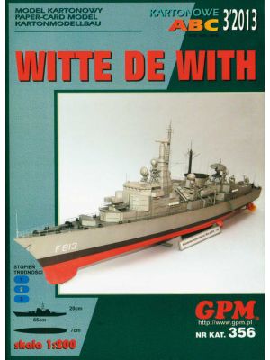 Dutch frigate F 813 Witte de With