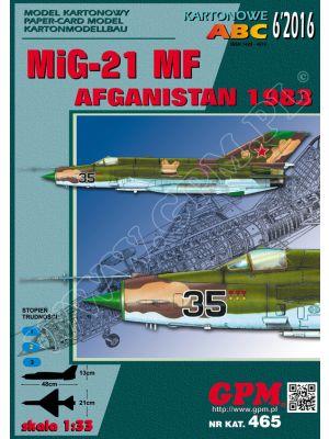 MiG-21 MF in Soviet colouring (1983)