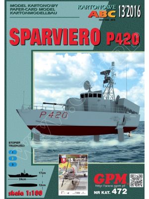Italian Hydrofoil Boat Sparviero P420