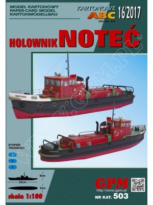 Tug boat Notec incl. lasercutset
