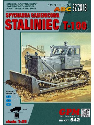 Soviet tracked tractor Staliniec T-100