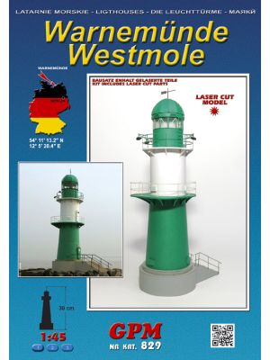 Lighthouse Warnemünde Westmole 1/45