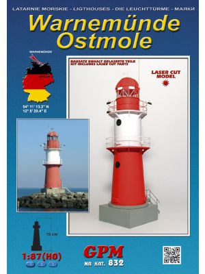 Lighthouse Warnemünde Ostmole 1:87