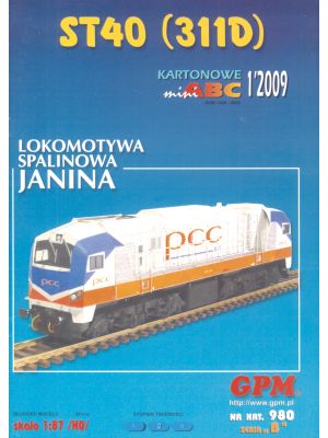 Diesel locomotive ST 40 (311D) Janina