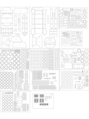 Jagdpanzer Elefant Lasercut set