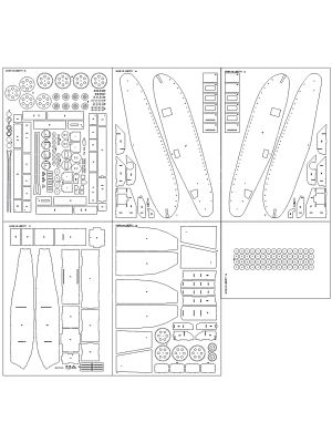 Lasercutset frames & details for Mark VIII Liberty