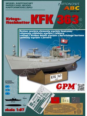 KFK 363 Kriegsfischkutter 1/87 incl. Lasercutset