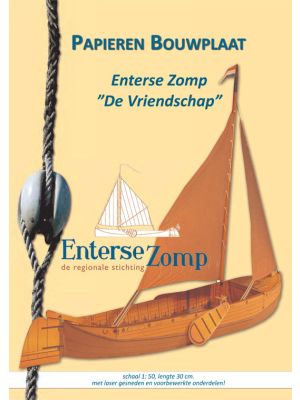 River sailing boat Enterse Zomp De Vriendschap
