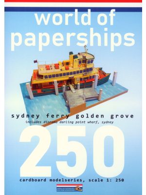 Sydney ferry Golden Grove along with wharf 1/250