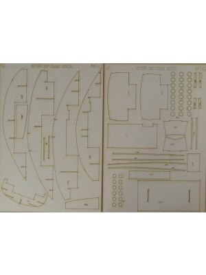 Lasercutset for Sailing Boat