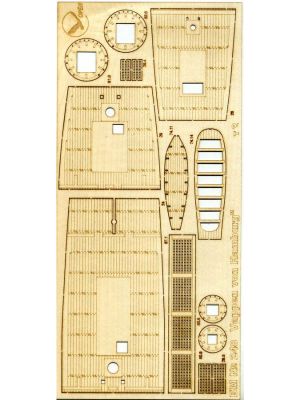 Engraved wooden decks for Wappen von Hamburg (1669)