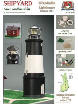 Ulkokalla Lighthouse Laser Cardboard Kit